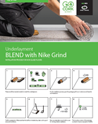 Installation Process - Go4cork Blend with Nike Grind EN