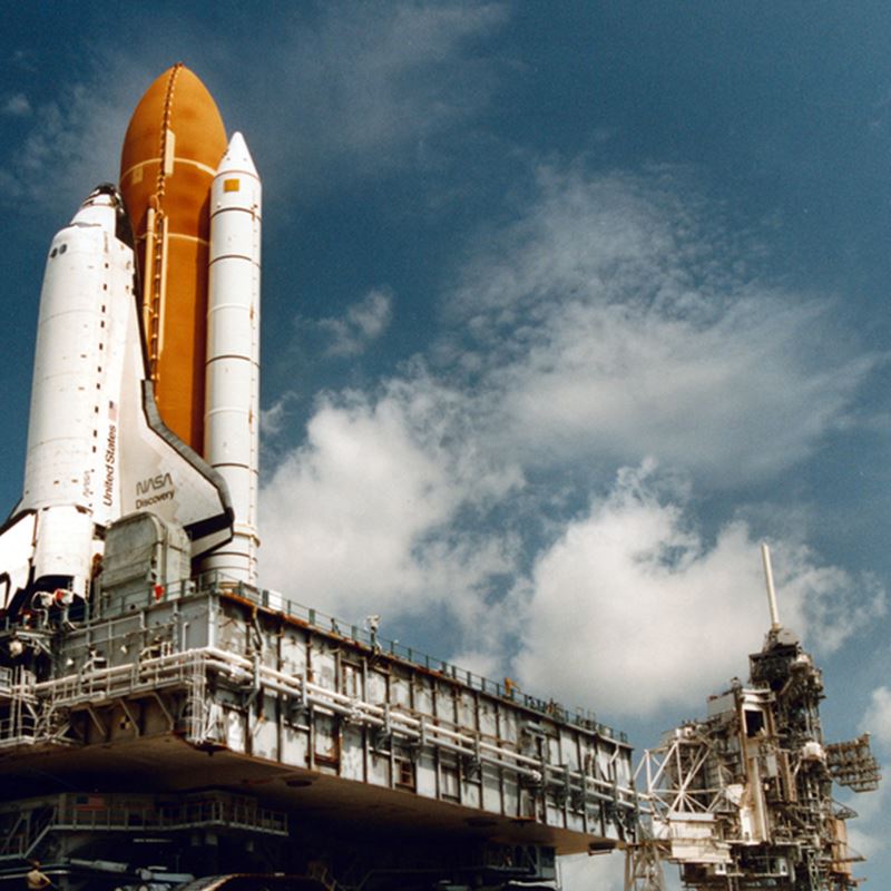 Rollout of Discovery to launch pad 39B..jpg